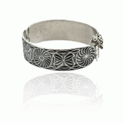 Bunad silver Arm ring oxidized