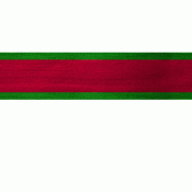 Bunad silver Belt red and green fabric