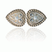 Bunad silver Belt buckles no. 6 fair and gilded