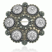 Bol Brooch no. 7 two- colored