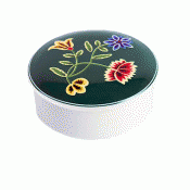 Bunad silver Jewelry box for your Bunad silver. Small Nordland green