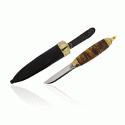 Bunad silver Ladies knife no. 8 gilded