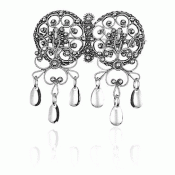 Bunad silver Neck buttons / Neck pins
