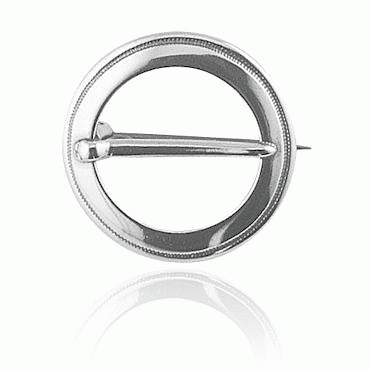 Bunad silver Neck ring no. 1 oxidized