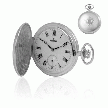 Bunad silver Gentleman’s timepiece no. 6 silver with Roman numerals