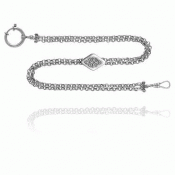 Bunad silver Watch chain no. 1 -2 rows