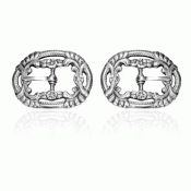 Bunad silver Knee and vest buckles