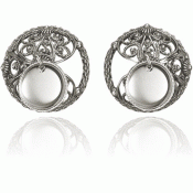 Bunad silver Eyelets no. 2 with dishes oxidized