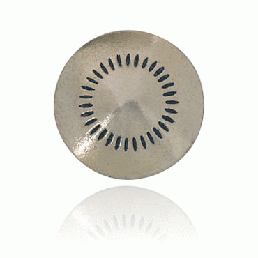 Bunad silver Brass button no. 3 large