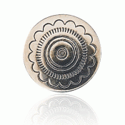 Bunad silver Brass button no. 4