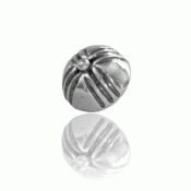 Bunad silver Cloudberry button small oxidized