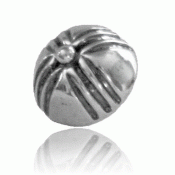 Bunad silver Cloudberry button large oxidized
