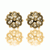 Earrings no. 4 old gilded