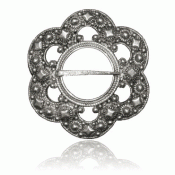 Bunad silver Serpent circle no. 1 oxidized